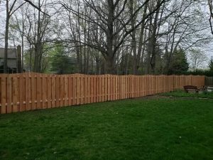 custom wood privacy fence
